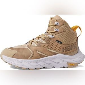 (NWT) WOMENS HOKA ANACAPA GTX MID HIKER DUNE/LILAC MARBLE 10 (BRAND NEW)